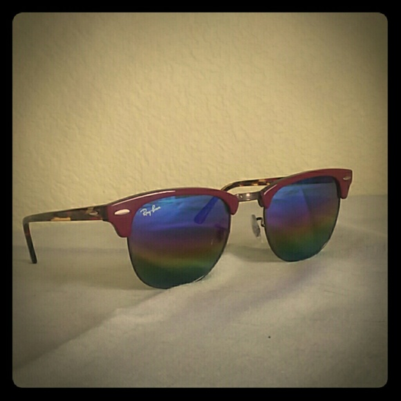 ray ban blue rainbow